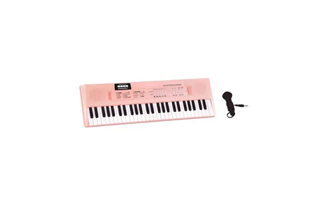 Reig Lærerigt Piano Med Mikrofon - Pink Elektronisk Keyboard