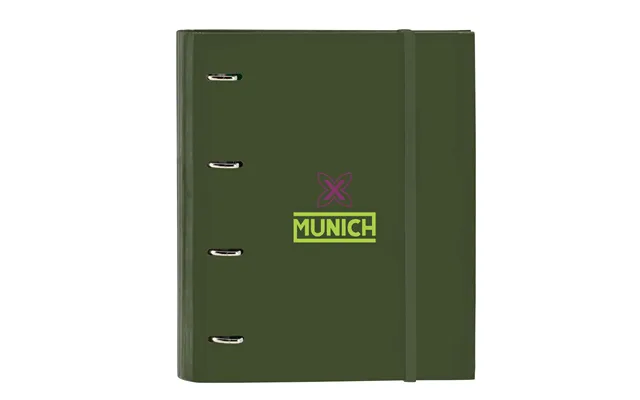 Ringbind Munich Bright - Khaki Grøn, 27 × 32 × 3,5 Cm