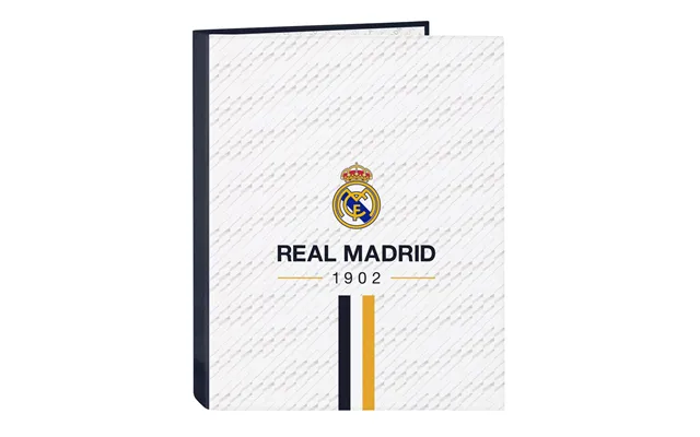 Ringbind Real Madrid C.f. Hvid A4 26.5 X 33 X 4 Cm