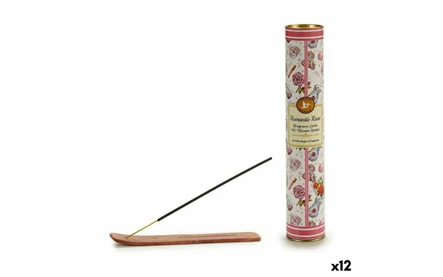 Røgelse Acorde - Pink Blomster Med Holder, 12 Pakker