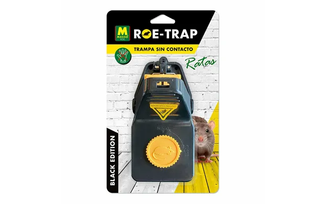 Rottefælde Massó Roe-trap Black Edition 15,2 × 8 × 7,3 Cm