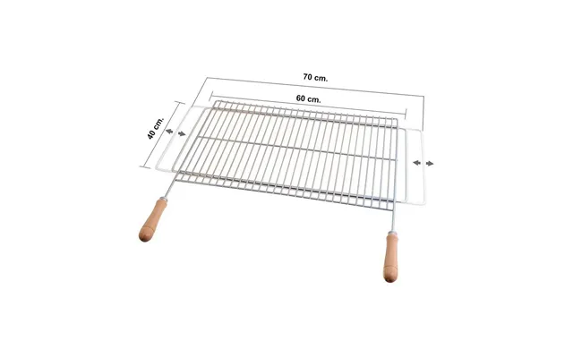 Sauvic Grillrist I Forzinket Stål 60 × 40 Cm