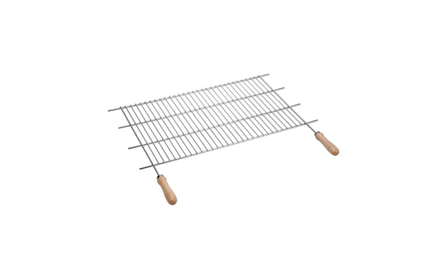 Sauvic Grillrist I Zink - 80 × 40 Cm Med Træhåndtag