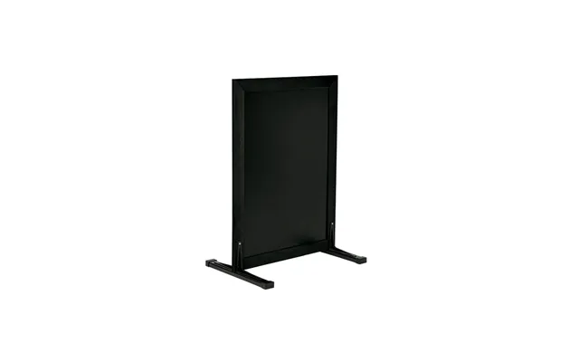 Securit Bræt Med Stativ - Sort, 78 × 56 × 40 Cm