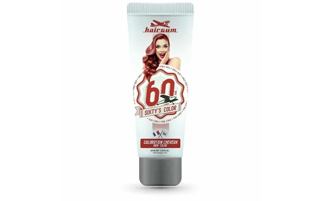 Semi-permanent Hårfarve Hairgum Sixty’s Only - 60 Ml