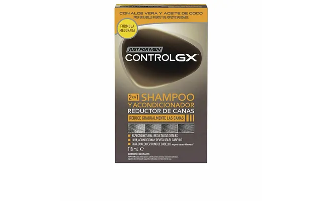 Shampoo Og Balsam Til Mænd Just For Men Control Gx 118 Ml
