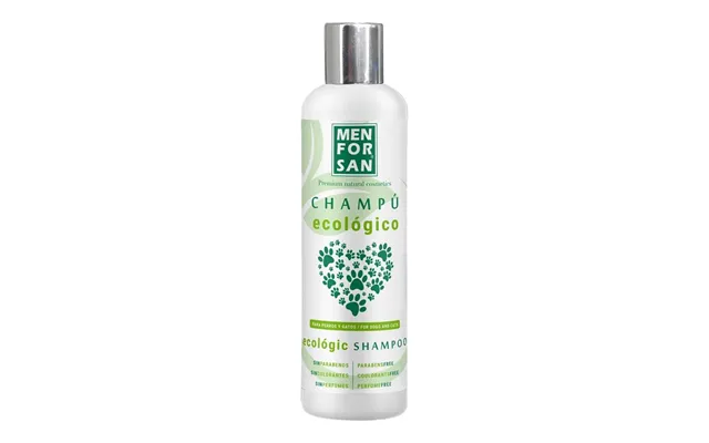 Shampoo Til Kæledyr Menforsan Uden Parfume 300 Ml - Økologisk Og Koncentreret Til Hund Og Kat