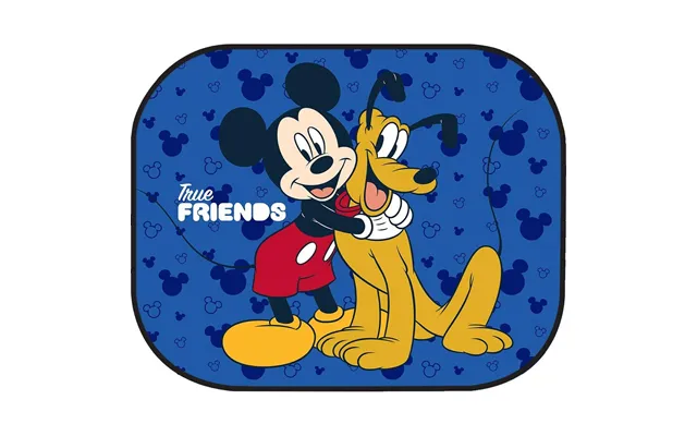 Sideskærm Til Bilvinduer - Mickey Mouse Cz10614, Blå Turkis, 2 Stk