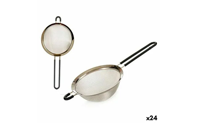 Sigte Kinvara - Sort Grå, Silikone Og Rustfrit Stål, Ø 12 Cm 24 Stk