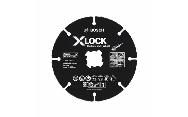 Skæreskive Til Vinkelsliber Bosch X-lock Karbid Ø 125 Mm