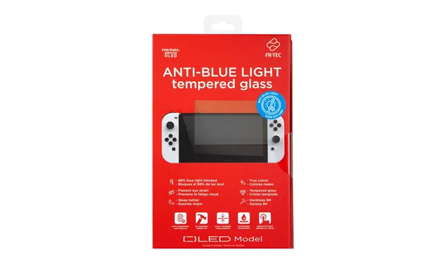 Skærmbeskytter Til Nintendo Switch Oled - Fr-tec Hærdet Glas 9h