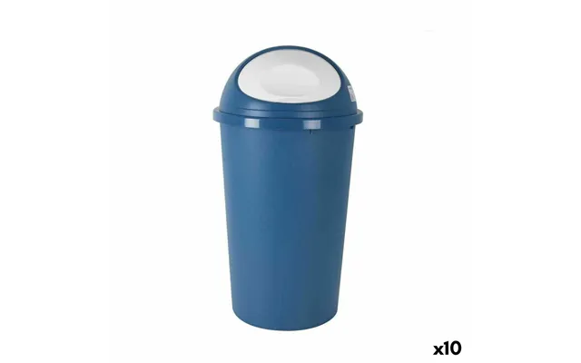 Skraldespand Tontarelli Big Hoop 50 L - Blå Hvid 10 Stk.