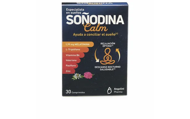 Søvntilskud Med Melatonin Natura Essenziale Calm - 30 Tabletter