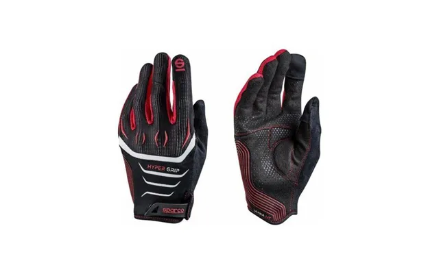 Sparco Hypergrip Motorcykelhandsker - Sort Rød, Str. 8
