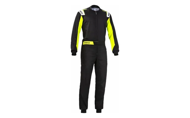 Sparco Rookie Gokartdragt - Gul Sort, Størrelse