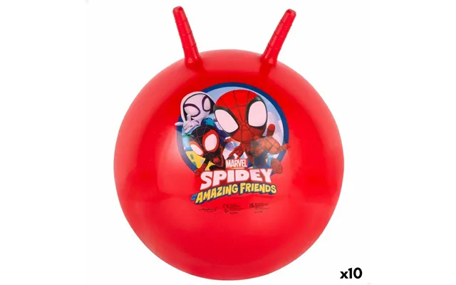 Spidey Springbold Ø 45 Cm - Rød 10 Stk