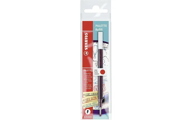 Stabilo Palette Refill - Fine 0,4 Mm, Rød 10 Stk