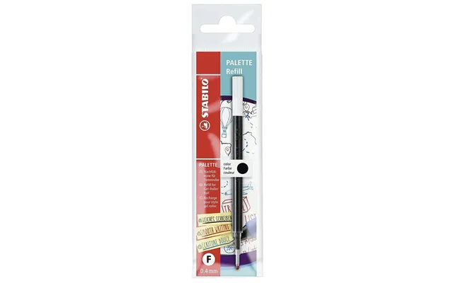 Stabilo Palette Refill - Fine, Sort 0,4 Mm 10 Stk.