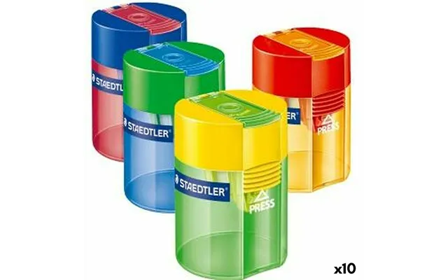 Staedtler Blyantspidser Med Beholder - Plastik, 10 Stk.