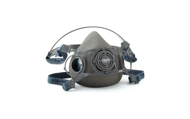 Steelpro Breath Halvmaske Med 2 Filtre - Str. L, Grå