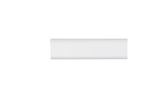 Stor Planet Garderobestang - Hvid Oval 150 Cm 15 × 25 Mm