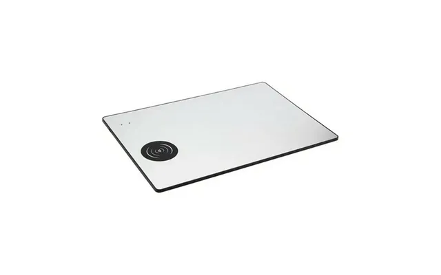 Subblim Musemåtte Med Trådløs Oplader 10 W - Aluminium, Sølv