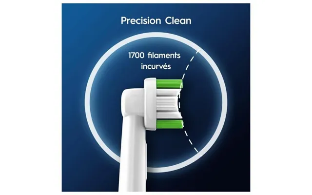 Tandbørstehoveder Oral-b Precision Clean - 3 Stk., Hvid