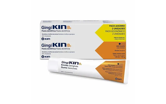 Tandpasta Kin Gingikin B5 125 Ml - 2 Pak