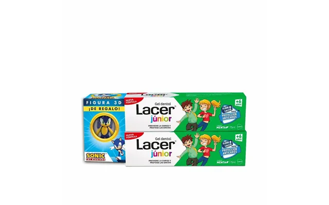 Tandpasta Til Børn Lacer Junior Mint 75 Ml - 2 Stk.