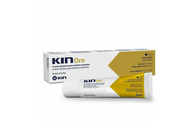 Tandprotese-fiksering Kin Oro 75 Ml