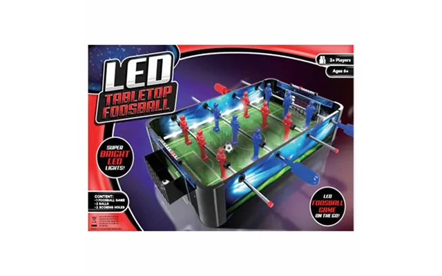 Tender Toys Bordfodboldbord Med Led-lys 48,5x30x8,5 Cm