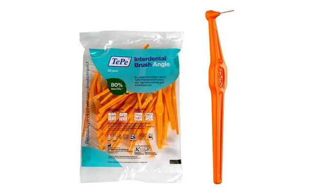 Tepe Angle Mellemrumsbørster Orange 0,45 Mm - 25 Stk.