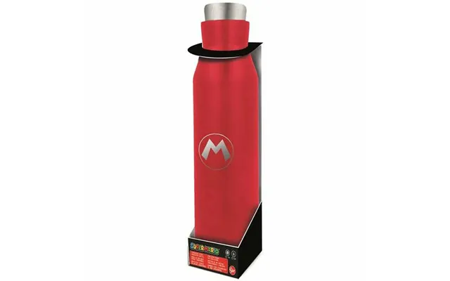 Termoflaske Super Mario - 580 Ml, Rød, Rustfrit Stål