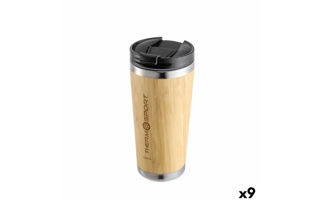 Termokop Med Låg Thermosport Bambus 450 Ml - 9 Stk.