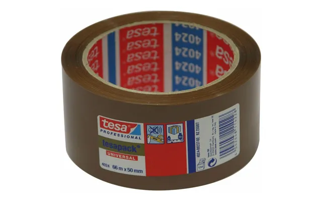 Tesa Pakketape Brun 50 Mm X 60 M - Selvklæbende