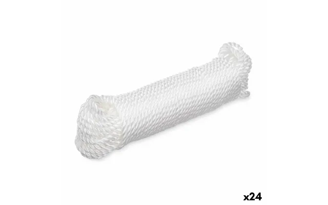 Tørresnor Hvid Plastik 20 M - 24 Stk.