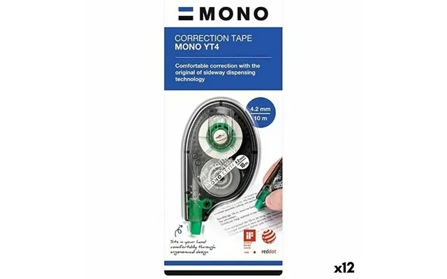 Tombow Mono Rettetape 4,2 Mm X 10 M - 12 Stk