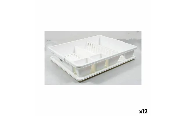 Tontarelli Scolap Afdrypningsstativ Til Køkkenvask - Hvid 47 × 38 × 8,5 Cm 12 Stk