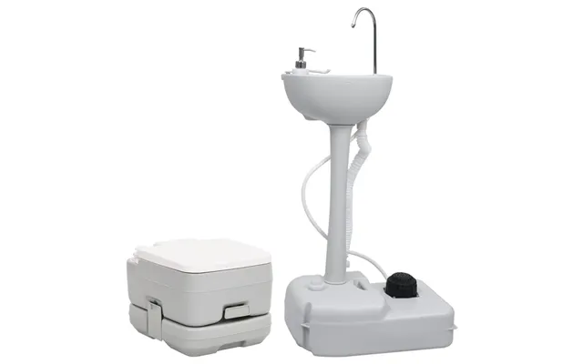 Transportabelt Campingtoilet Og Håndvask