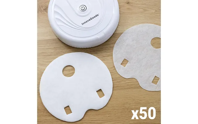 Udskiftningsmopper Til Rengøringsrobot - 50 Stk, Ø 23 Cm