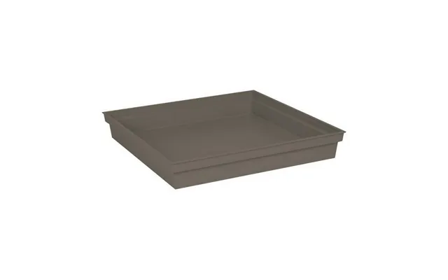Underskål Til Potte Eda Tuscany Firkantet Taupe 40 Cm