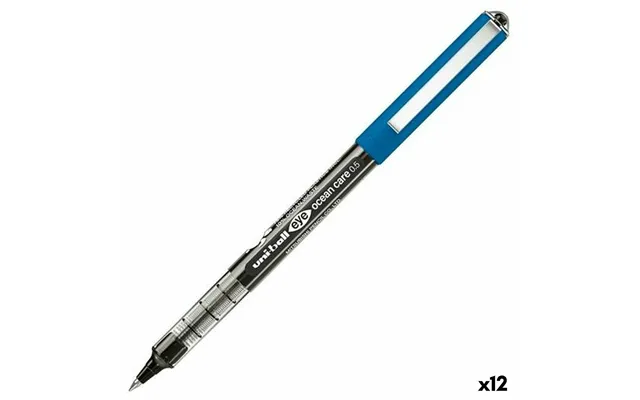 Uni-ball Eye Ocean Care Kuglepen, Sort 0,5 Mm - 12 Stk.