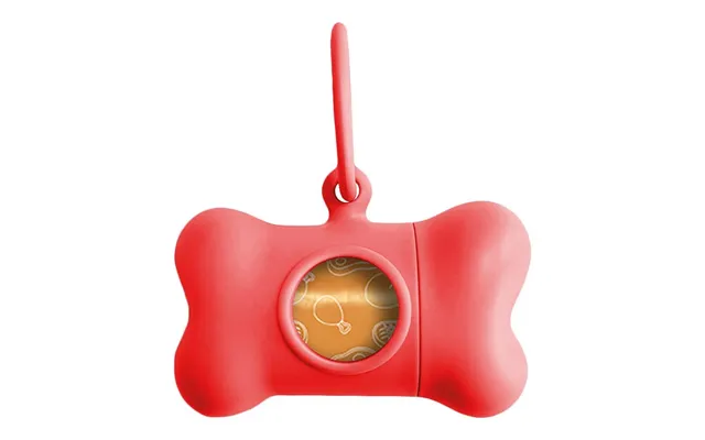 United Pets Bon Ton Classic Posebeholder Til Hund - Rød 8 × 4,2 × 5 Cm