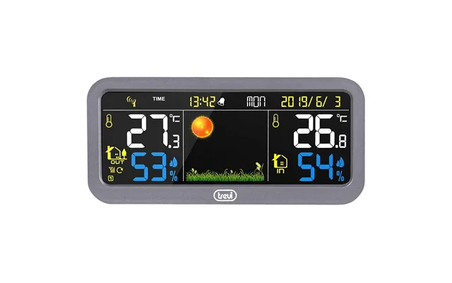Vejrstation Trevi 3p20 Rc - Grå 6,3 Lcd Farveskærm