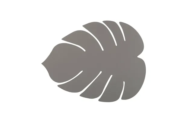 Versa Dækkeserviet - Grå Bladform 35 × 44,5 Cm