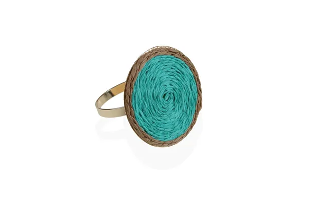 Versa Servietring Grøn - Metal Og Papir, 5 × 4,5 × 5 Cm