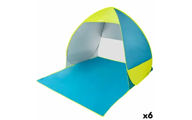 Vindskærm Og Læskærm Aktive Blå Grøn Polyester 160 X 110 X 140 Cm