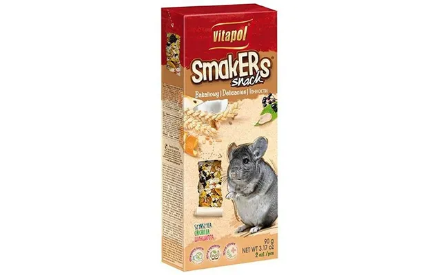 Vitapol Smakers Snacks Til Chinchilla - 90 G