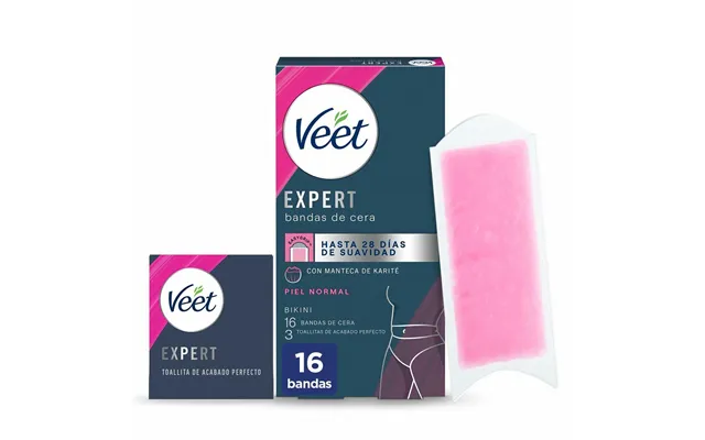 Voksstrips Til Bikini Veet Expert - 16 Enheder