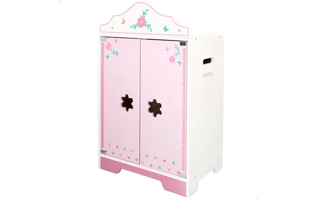 Woomax Dukke Skab I Træ - 34 × 55 × 23 Cm